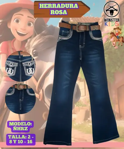 Pantalón Herradura Rosa