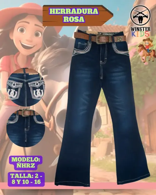 Pantalón Herradura Rosa
