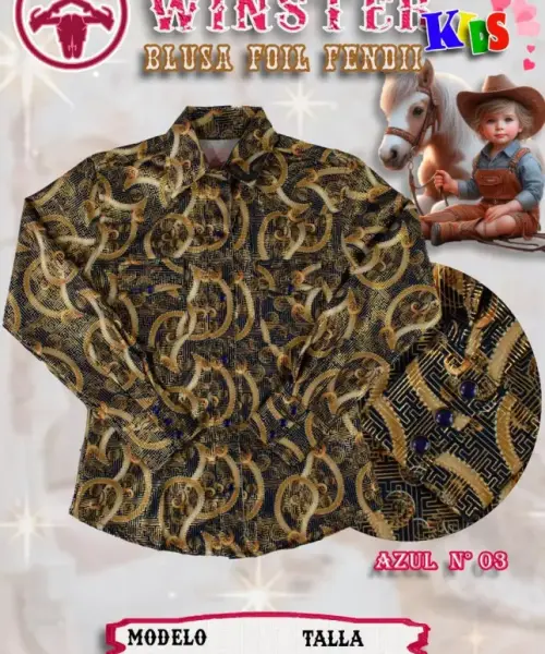 Blusa Foil Fendii