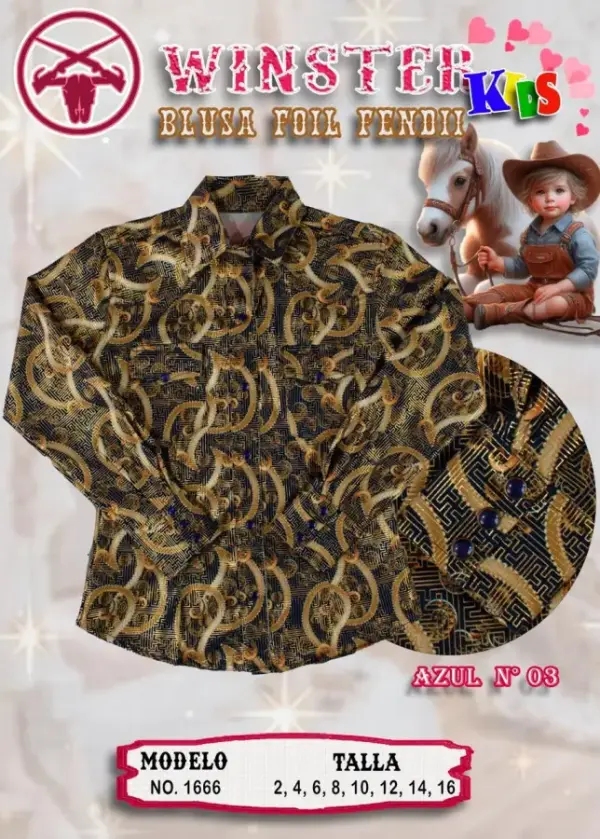 Blusa Foil Fendii
