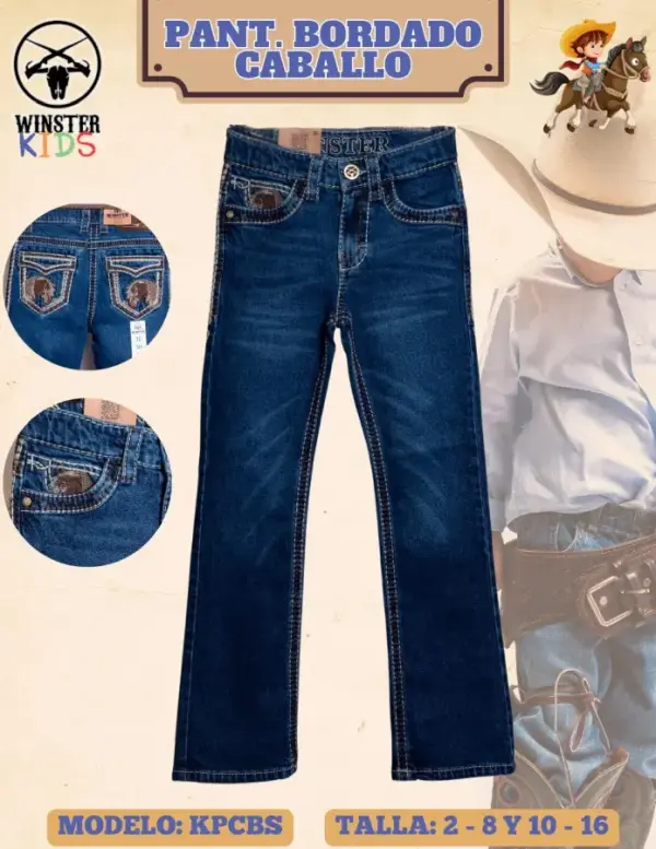 Pantalón Bordado Caballo - Image 4