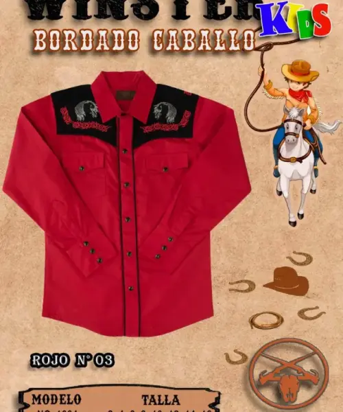 Camisa Bordado Caballo