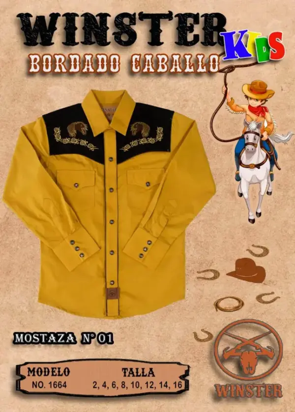Camisa Bordado Caballo - Image 2