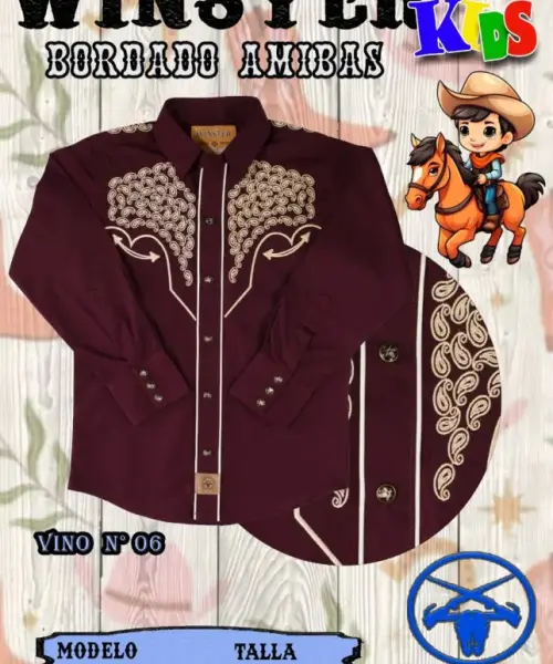 Camisa Bordado Amibas