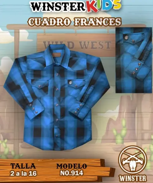 Camisa Cuadro Frances