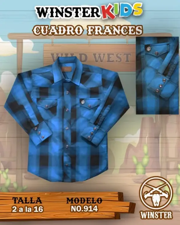 Camisa Cuadro Frances