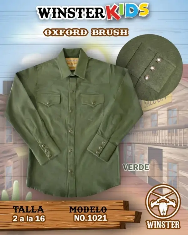 Camisa Oxford Brush