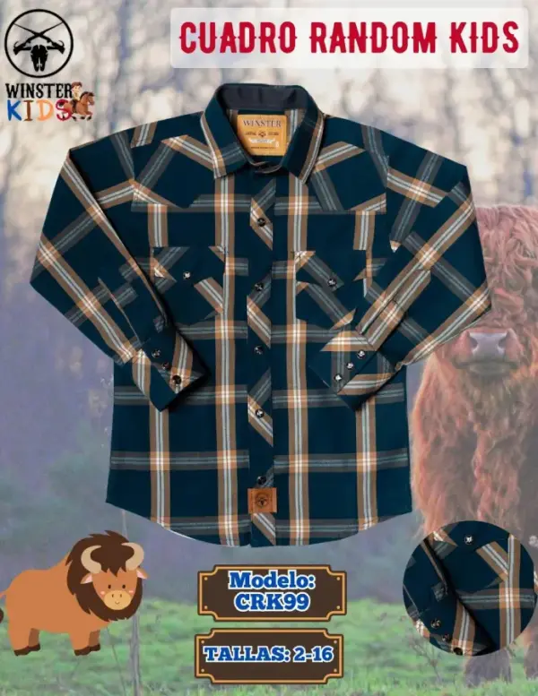Camisa Cuadro Random Kids - Image 4