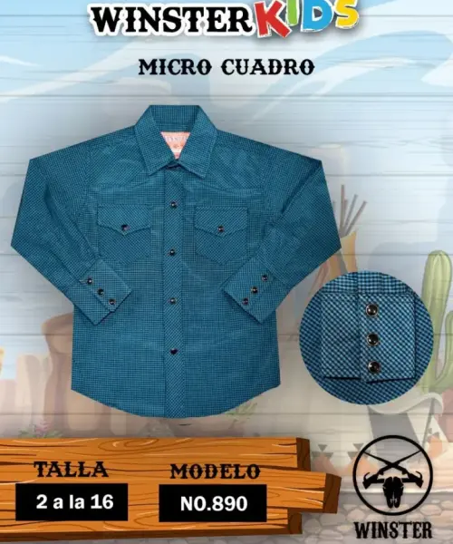 Camisa Micro Cuadro