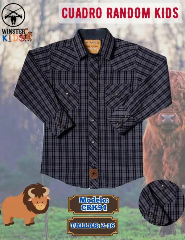 Camisa Cuadro Random Kids - Image 2