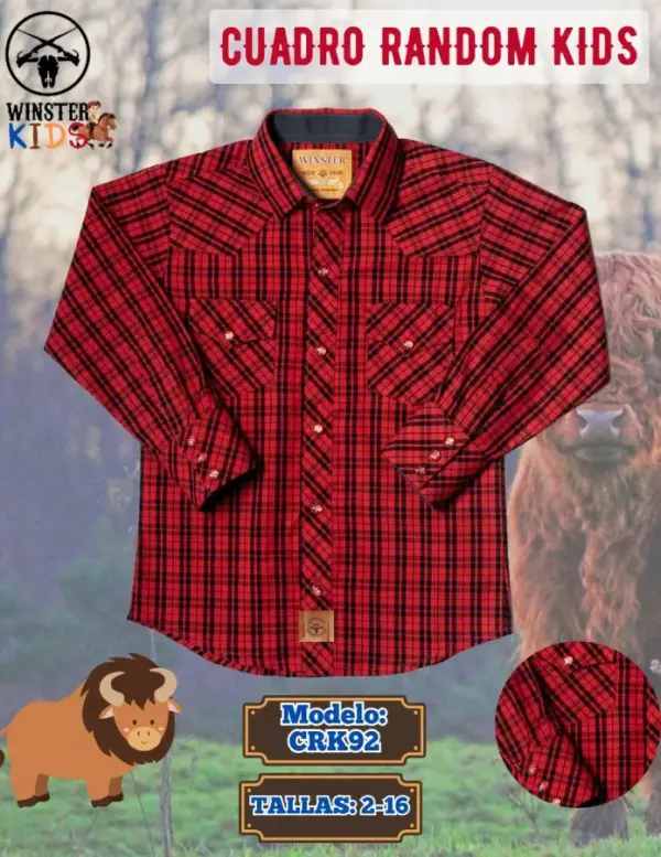 Camisa Cuadro Random Kids - Image 5