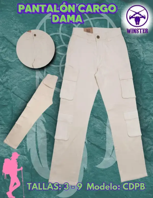 Pantalón Cargo Dama - Image 3