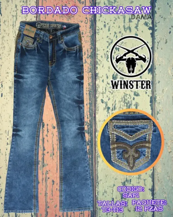 Pantalón Bordado Chickasaw - Image 2