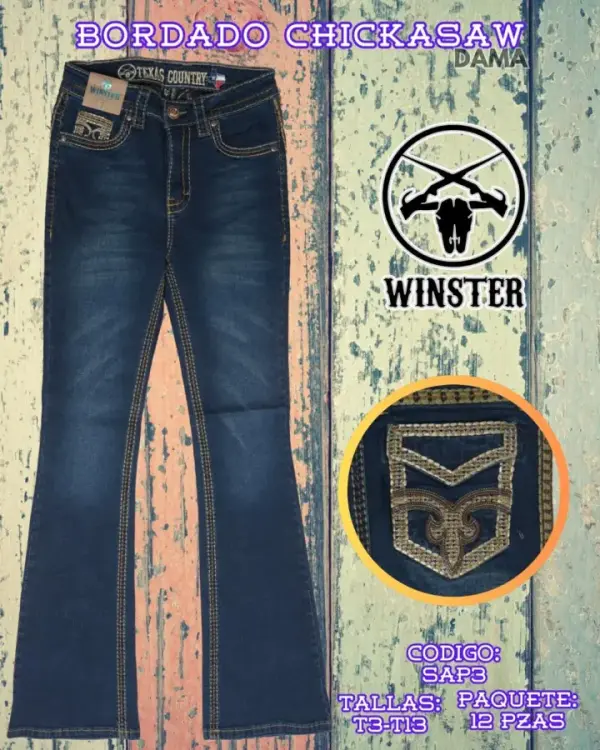 Pantalón Bordado Chickasaw
