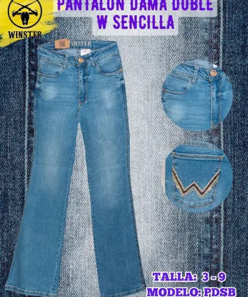 Pantalón Dama Doble W Sencilla