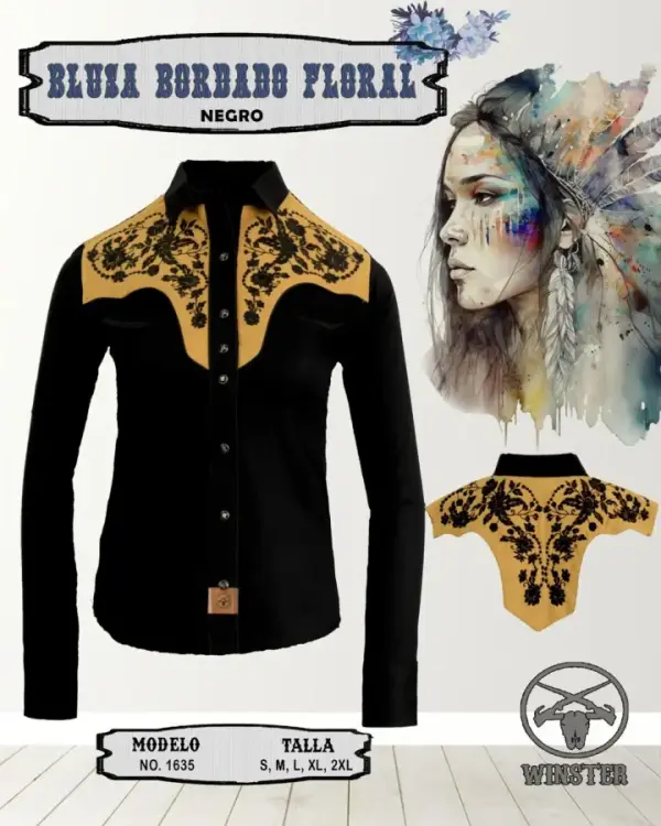 Blusa Bordado Floral - Image 3