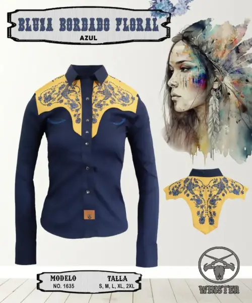 Blusa Bordado Floral