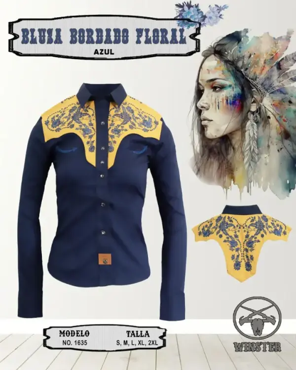 Blusa Bordado Floral