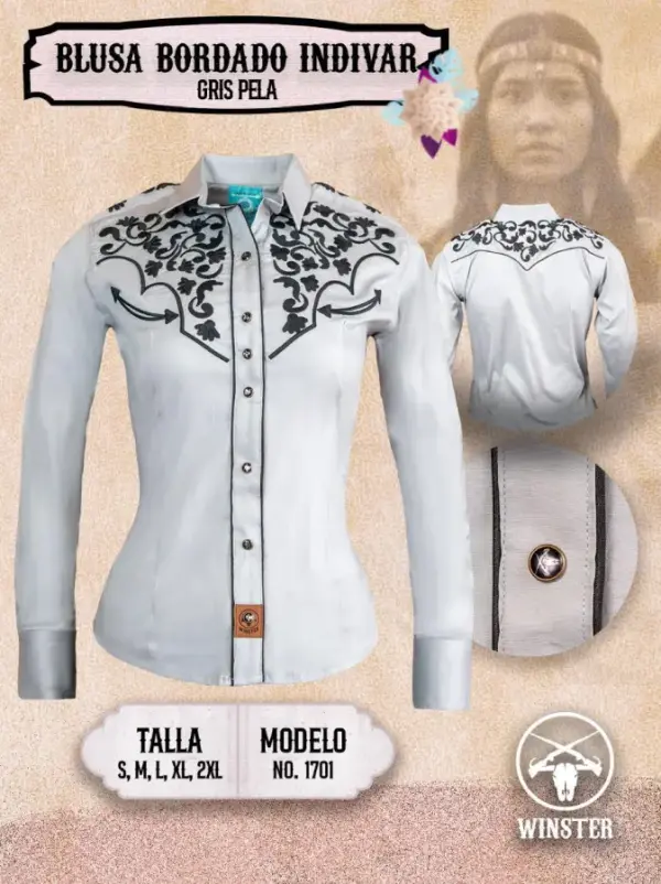 Blusa Bordado Indivar
