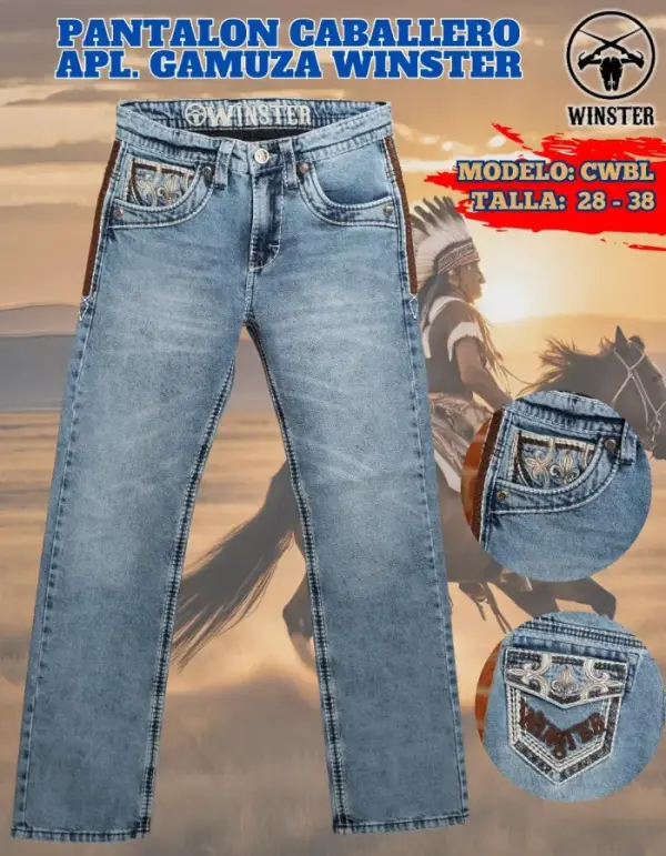 Pantalón Apl. Gamuza Winster - Image 3