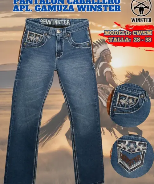 Pantalón Apl. Gamuza Winster
