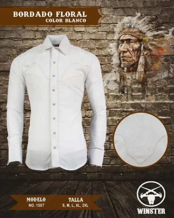 Camisa Bordado Floral - Image 5