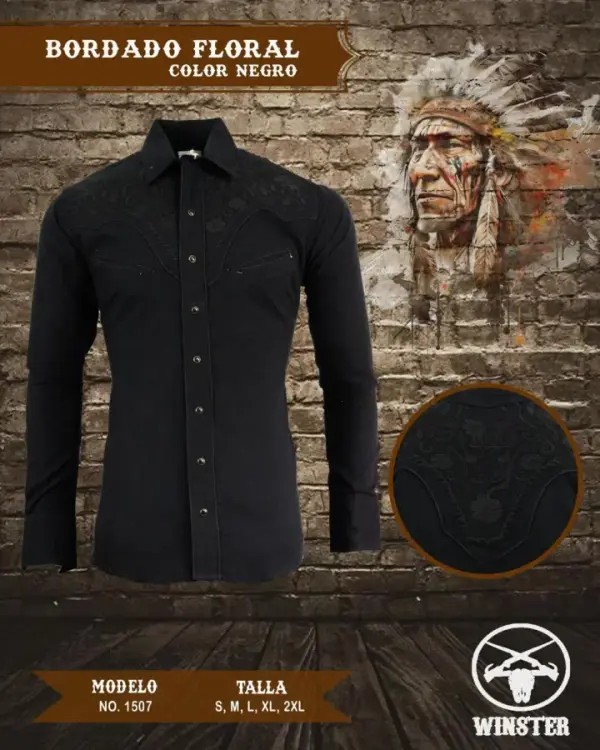 Camisa Bordado Floral - Image 3