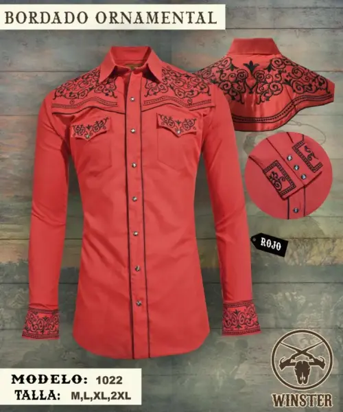 Camisa Bordado Hornamental