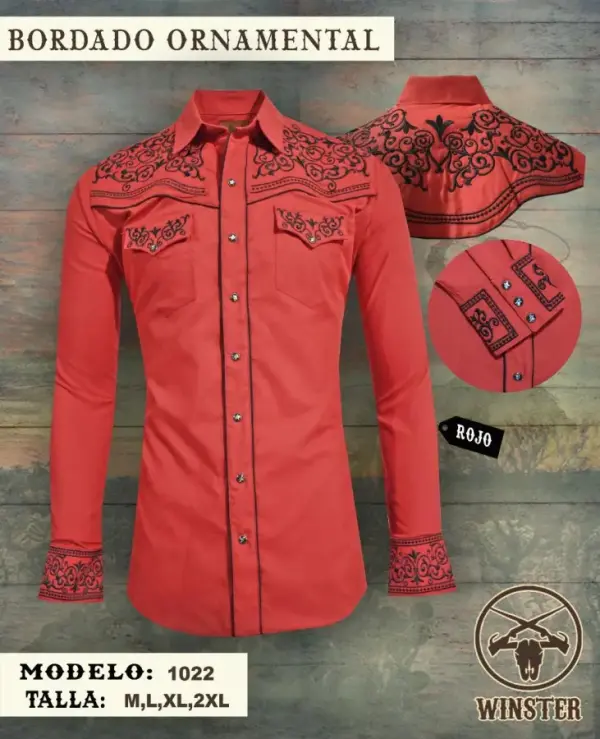 Camisa Bordado Hornamental