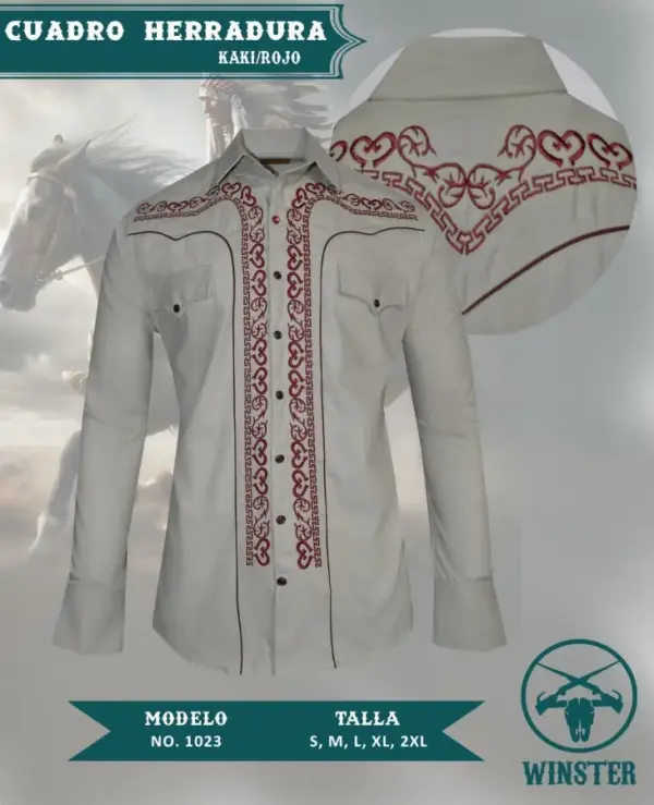 Camisa Bordado Herradura - Image 8