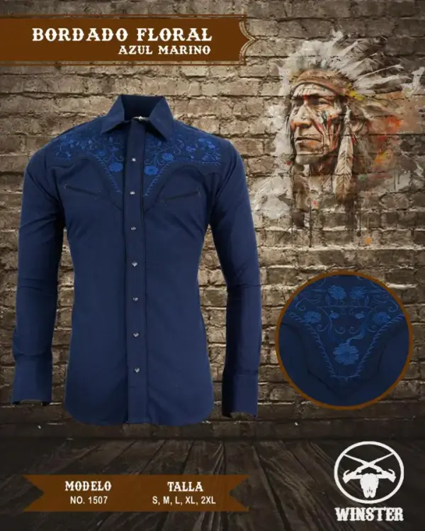 Camisa Bordado Floral