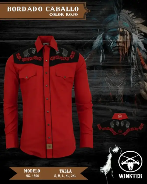 Camisa Bordado Caballo - Image 3
