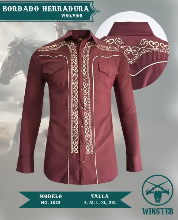 Camisa Bordado Herradura - Image 10