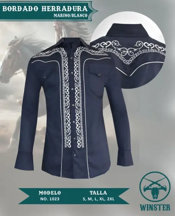 Camisa Bordado Herradura - Image 7