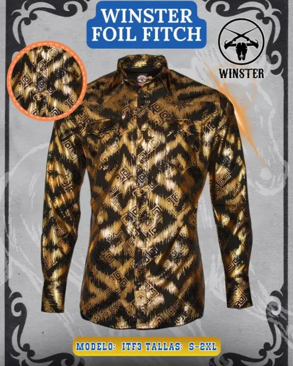 Camisa Winster Foil Fitch - Image 3