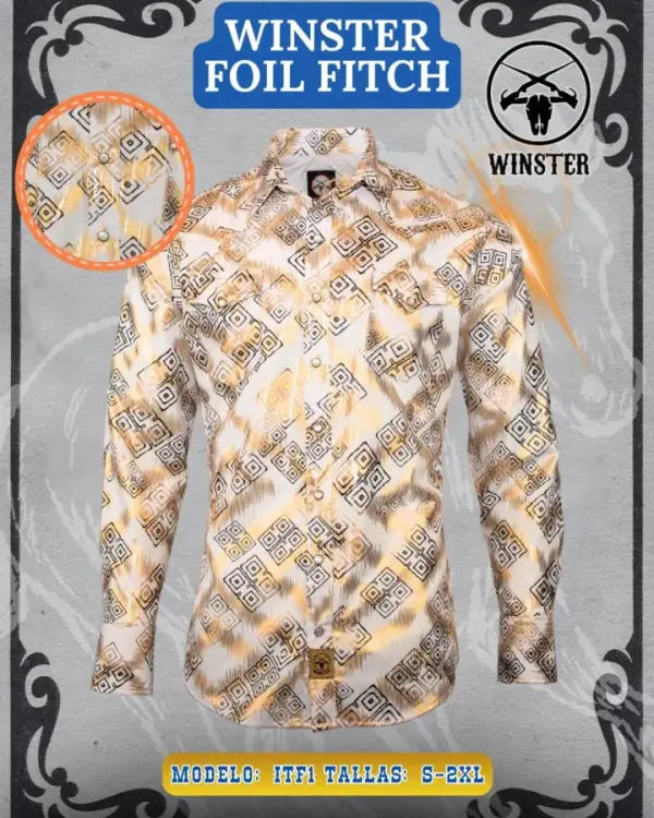 Camisa Winster Foil Fitch - Image 4