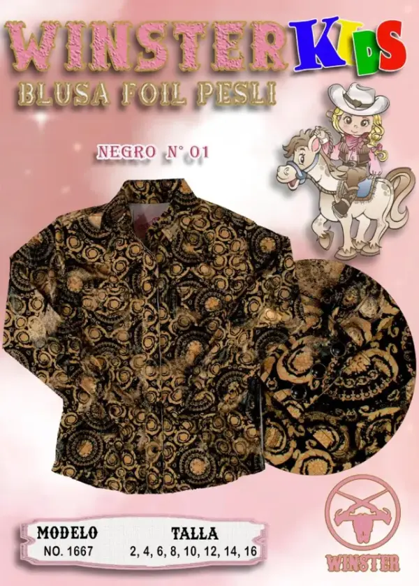 Blusa Foil Pesli