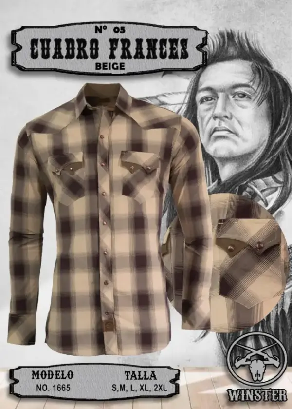 Camisa Cuadro Frances