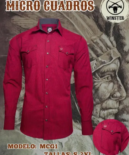 Camisa Micro Cuadros