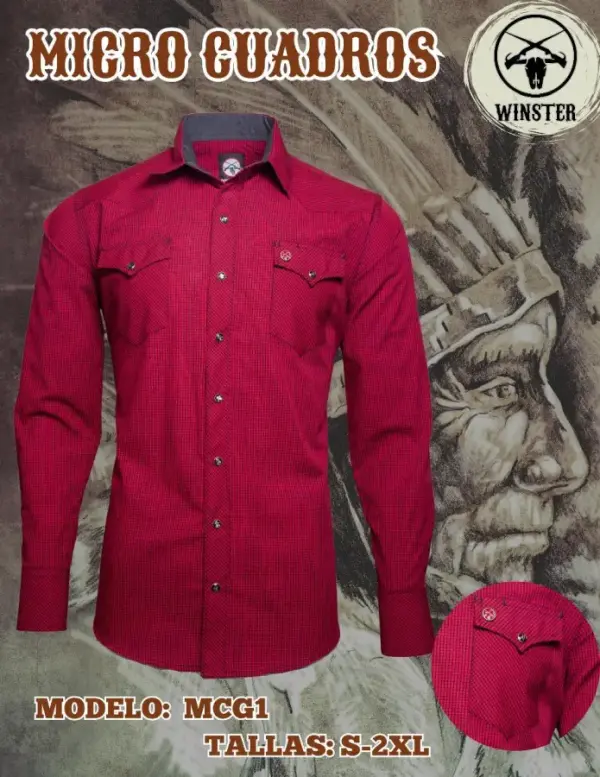 Camisa Micro Cuadros