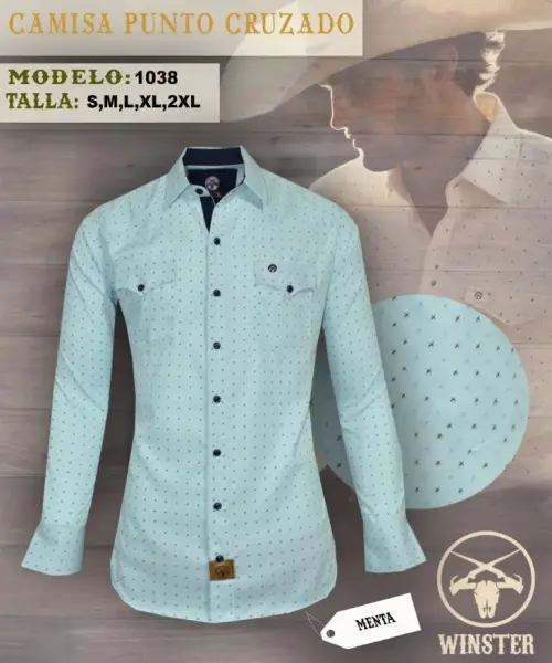 Camisa Punto Cruzado
