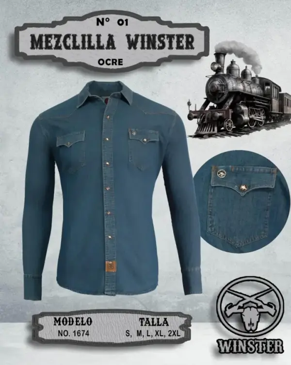 Camisa Mezclilla Winster - Image 3