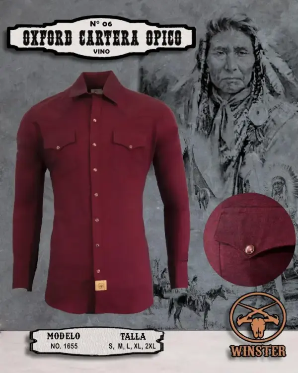 Camisa Oxford Cartera Opico - Image 9
